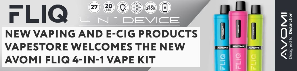 Vapestore Welcomes the NEW Avomi Fliq 4-in-1 Vape Kit