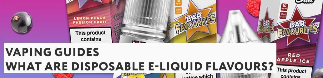 What are Disposable E-Liquid Flavours? 