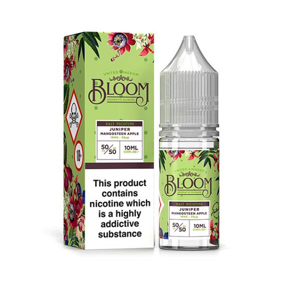 Bloom eLiquid Juniper Mangosteen Apple Nic Salts