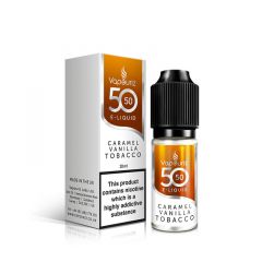 vapouriz 50 50 caramel vanilla tobaccco eliquid