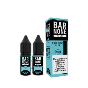Ballistic Blue Nic Salt 10ml E-Liquid - 2 Pack