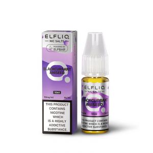 ElfLiq Blackcurrant Aniseed 10ml Nic Salt E-Liquid