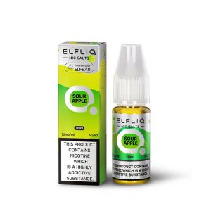 ElfLiq Sour Apple 10ml Nic Salt E-Liquid