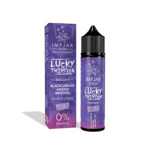 & Lucky 13 Blackcurrant Aniseed Menthol 50ml Shortfill E-Liquid