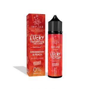 & Lucky 13 Strawberry & Peach 50ml Shortfill E-Liquid