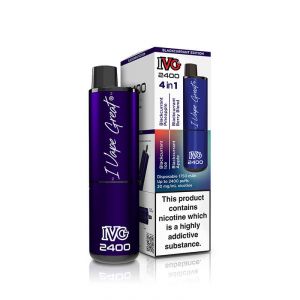 2400 Blackcurrant Edition 4 In 1 20mg Disposable Vape