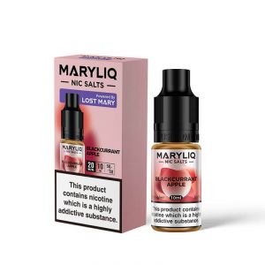 Maryliq Blackcurrant Apple 10ml Nic Salt E-Liquid - 20mg
