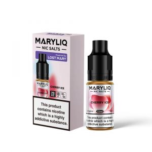 Maryliq Cherry Ice 10ml Nic Salt E-Liquid - 20mg