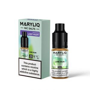 Maryliq Lime Rum 10ml Nic Salt E-Liquid - 20mg
