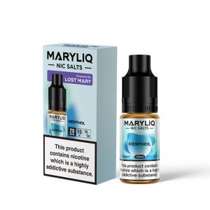 Maryliq Menthol 10ml Nic Salt E-Liquid - 20mg