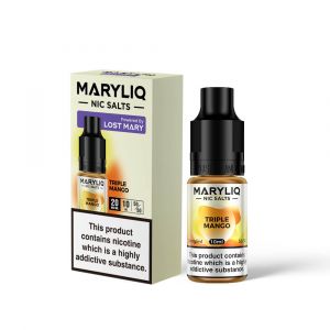 Maryliq Triple Mango 10ml Nic Salt E-Liquid - 20mg