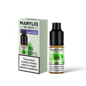 Maryliq Triple Melon 10ml Nic Salt E-Liquid - 20mg