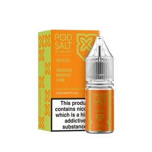Nexus Orange Mango Lime Nic Salt E-Liquid 10ml 