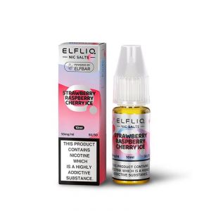 ElfLiq Strawberry Raspberry Cherry Ice 10ml Nic Salt E-Liquid