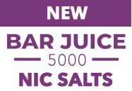 New Bar Juice 5000 Nic Salts