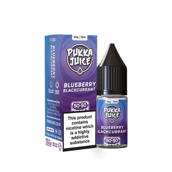 Pukka Juice Blueberry Blackcurrant 10ml 50/50 E-Liquid